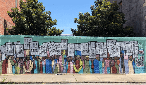 I Am a Man Mural
